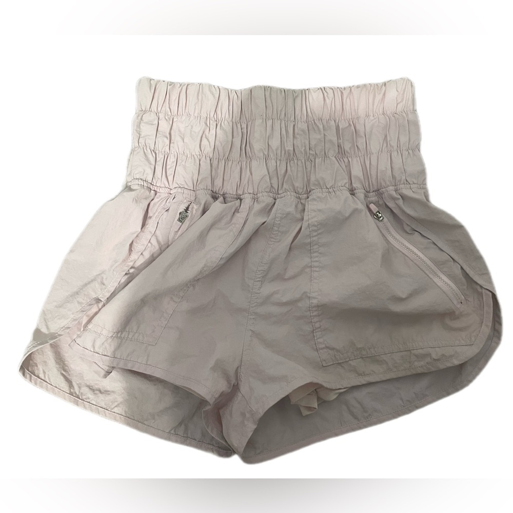 High-Waisted Blush Shorts